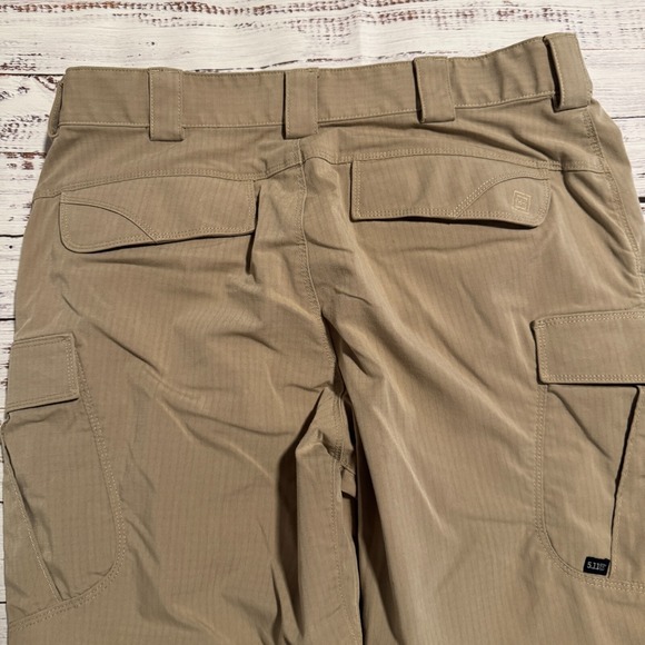 5.11 Tactical Khaki Cargo Pants Tan EMS Police Military Men's Size 34x30 - Picture 13 of 14